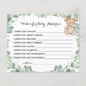 wenst dat het Beer Greenery Shower van mama binnen Flyer (Voorkant)