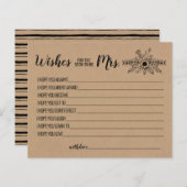 wenst dat mevrouw Advice Rustic spoedig een kaart (Voorkant / Achterkant)