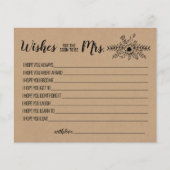 wenst dat mevrouw Advice Rustic spoedig een kaart  (Voorkant)