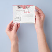 wenst dat mevrouw de Vrijgezellenfeest binnenkort  Flyer (Hand)