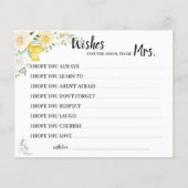 wenst dat mevrouw Lemons en Rozen Shower Kaart spo (Voorkant)