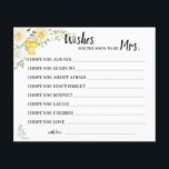 wenst dat mevrouw Lemons en Rozen Shower Kaart spo<br><div class="desc">Witte en gele rozen en Vrijgezellenfeest van Lemons. Voor extra aanpassing (verander andere formuleringen,  doopvontkleur,  doopvontstijl),  klik op personalize,  scroll neer en klik op de verbinding "klik om verder aan te passen". ~ Controleer het collectie voor overeenkomende games,  uitnodigingen,  tekens en nog veel ~</div>