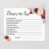 wenst dat mevrouw Marsala spoedig een kaart wordt (Achterkant)