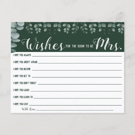 wenst dat mevrouw Vrijgezellenfeest binnenkort haa Flyer (Voorkant)