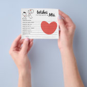 wenst dat mevrouw Vrijgezellenfeest binnenkort haa Flyer (Hand)