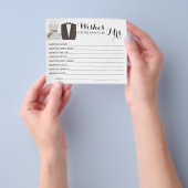 wenst dat mevrouw Vrijgezellenfeest binnenkort haa Flyer (Hand)