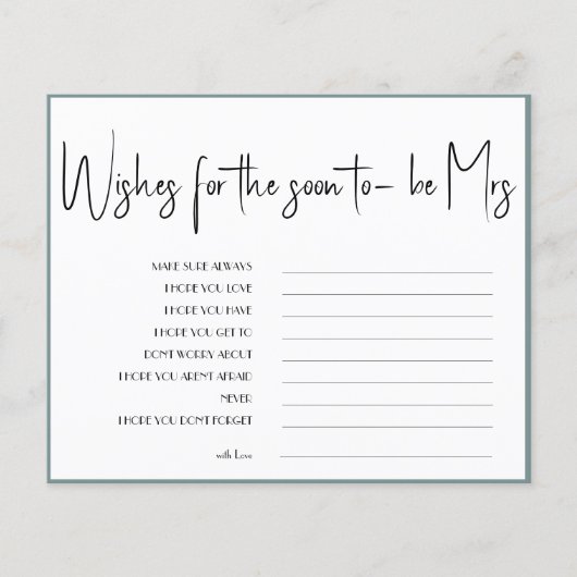 wenst dat mevrouw Vrijgezellenfeest Flyer spoedig (Voorkant)