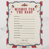 wenst de Baby [Circus Theme] Briefhoofd (Voorkant)