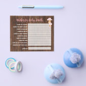 wenst de Baby Cowgirl Baby shower Card Flyer (Enkel)