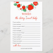 wenst de Berry Sweet Baby Kaart (Voorkant)