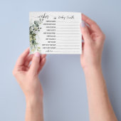 wenst de kaart van het Baby-groene Baby shower (Hand)