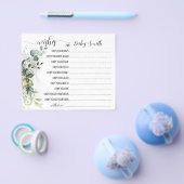 wenst de kaart van het Baby-groene Baby shower (Enkel)