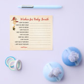 wenst de Kaart van het Baby shower van de Baby bra (Enkel)