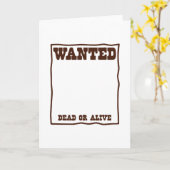 WENST dood of levend poster met lege achtergrond Kaart (Gele Bloem)