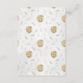 wenst een Baby-advieskaart | Woodland Fox Informatiekaartje (Achterkant)