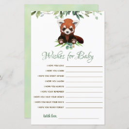 wenst een baby Budget Red Panda Beer Game