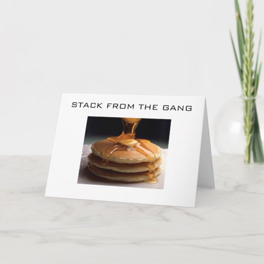 WENST GEEN PANNENKOEKEN VAN DE BENDE KAART (Voorkant)