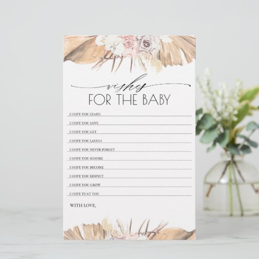 wenst het Baby shower van de Baby (Staand voorkant)