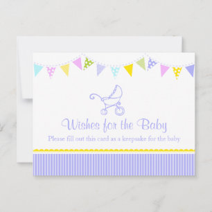 wenst het briefkaart baby - baby shower