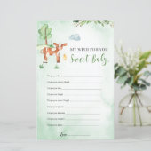 wenst het thema "baby-wild-boerderijdieren" (Staand voorkant)