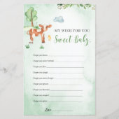 wenst het thema "baby-wild-boerderijdieren" (Voorkant)