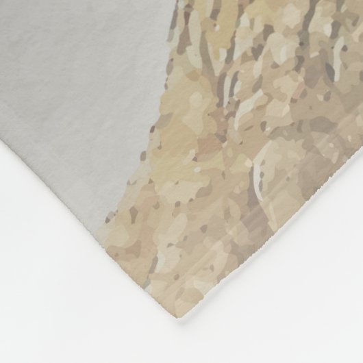 Wenst kokend Verdekte Drakendruk Fleece Deken (Hoek)