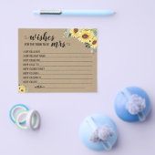 wenst mevrouw Greenery de Sunflower Card Flyer (Enkel)