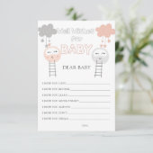 Wenst om de Weg van de Baby aan de Maan Informatiekaartje (Staand voorkant)