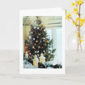 WENST OOK VOOR *CHRISTMAS EN NIEUW JAAR!* KAART (Gele Bloem)