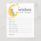 Wenst van Baby Rabbit Baby shower Advice Kaarten (Voorkant)
