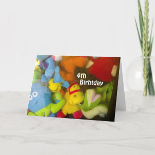 WENST VOOR EEN VUN "4e BIRTHDAY" Kaart