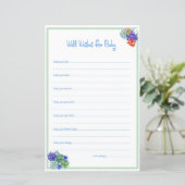 Wenst weldadige Baby shower activiteit (Staand voorkant)