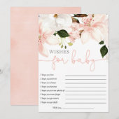 Wenswensen voor een Baby lileuze baby shower Kaart (Voorkant / Achterkant)