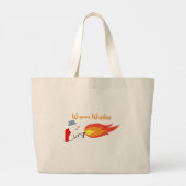 Wenswensen voor kerstfeest grote tote bag (Achterkant)