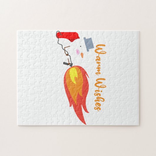 Wenswensen voor kerstfeest legpuzzel (Horizontaal)