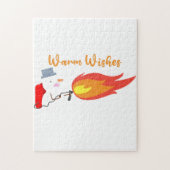 Wenswensen voor kerstfeest legpuzzel (Verticaal)