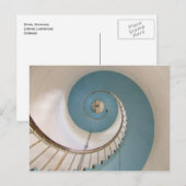 Wenteltrap van Lyngvik Lighthouse Briefkaart (Voorkant / Achterkant)
