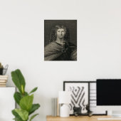 Wentworth Dillon, 4th Earl of Roscommon Poster (Thuiskantoor)