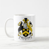 Wentworth Family Crest Koffiemok (Links)