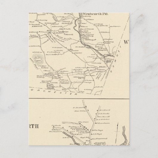 Wentworth, Grafton Co. Briefkaart (Voorkant)