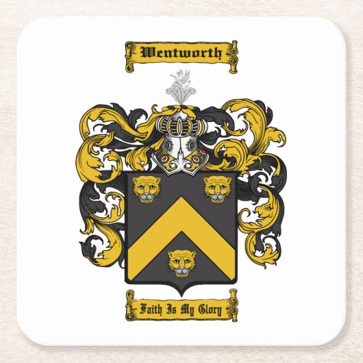 Wentworth Kartonnen Onderzetters (Voorkant)