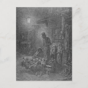 Wentworth Street, Whitechapel uit 'Londen' Briefkaart