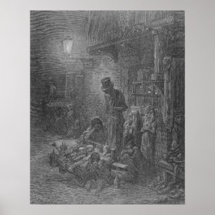 Wentworth Street, Whitechapel uit 'Londen' Poster