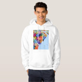 Wenzhou China City Map Hoodie (Voorkant volledig)