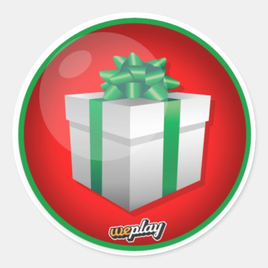 Weplay Props Series 1 - begaafd Ronde Sticker (Voorkant)
