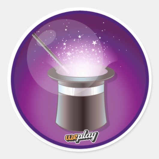 Weplay Props Series 1 - Magic! Ronde Sticker (Voorkant)