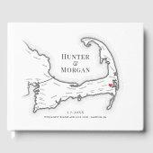 Wequassett Resort Cape Cod Bruiloft Gastenboek (Voorkant)