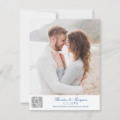 Wequassett Resort Cape Cod Wedding QR-code Save The Date (Achterkant)