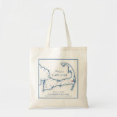 Wequassett Resort Harwich MA Bruiloft Welkom Tote Bag (Voorkant)