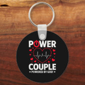 Wer Couple Christian Couples Matching Valentines D Sleutelhanger (Voorkant)